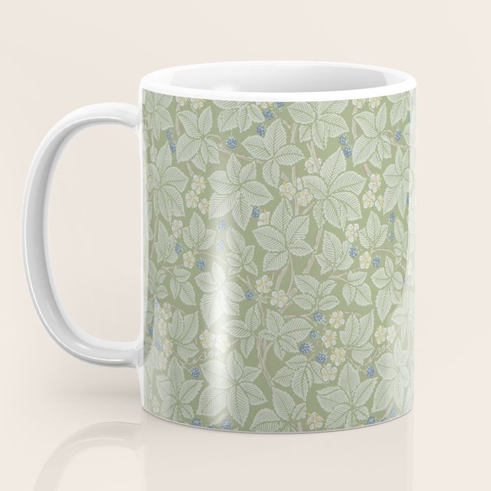 William Morris Bramble Thyme Green Coffee Mug Gallery Image 3