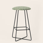William Morris Bramble Thyme Green Stool Gallery Image 1