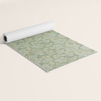 William Morris Bramble Thyme Green Yoga Mat Gallery Image 2