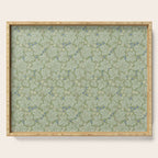 William Morris Bramble Thyme Green Serving Tray Gallery Image 1