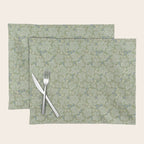 William Morris Bramble Thyme Green Placemat Gallery Image 1