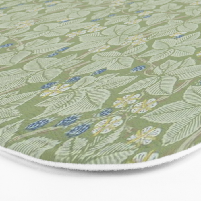 William Morris Bramble Thyme Green Bath Mat Gallery Image 3