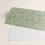 William Morris Bramble Thyme Green Wrapping Paper Gallery Image 2