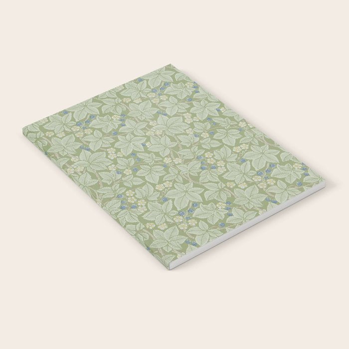 William Morris Bramble Thyme Green Notebook Gallery Image 2
