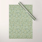 William Morris Bramble Thyme Green Wrapping Paper Gallery Image 1