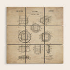 Whisky Barrel Patent - Whisky Art - Antique Wood Wall Art Gallery Image 1