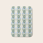 Pansy Diamond Floral Pattern Bath Mat Gallery Image 1