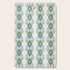 Pansy Diamond Floral Pattern Cutting Board Gallery Image 1