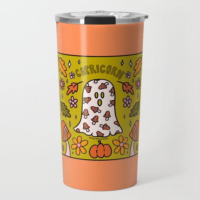 Capricorn Ghost Travel Mug Gallery Image 1