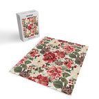 Vintage Christmas Floral Jigsaw Puzzle Gallery Image 2