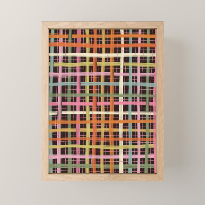 Plaid mood Mini Art Print Gallery Image 1