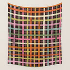 Plaid mood Wall Tapestry Gallery Image 4