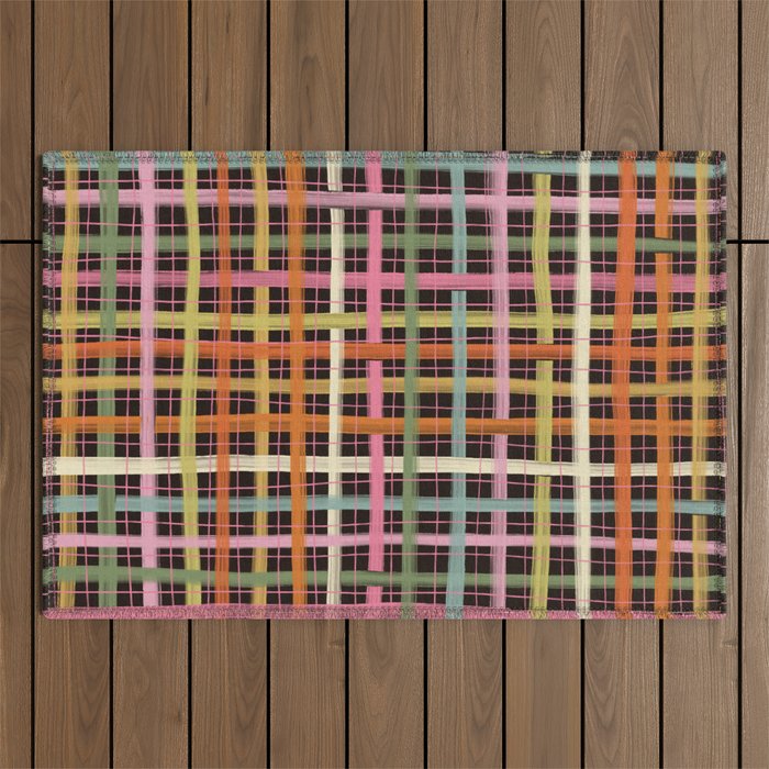 Plaid mood Outdoor Rug Gallery Image 1