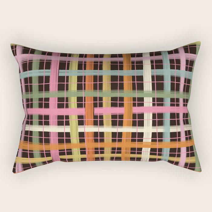 Plaid mood Rectangular Pillow Gallery Image 1