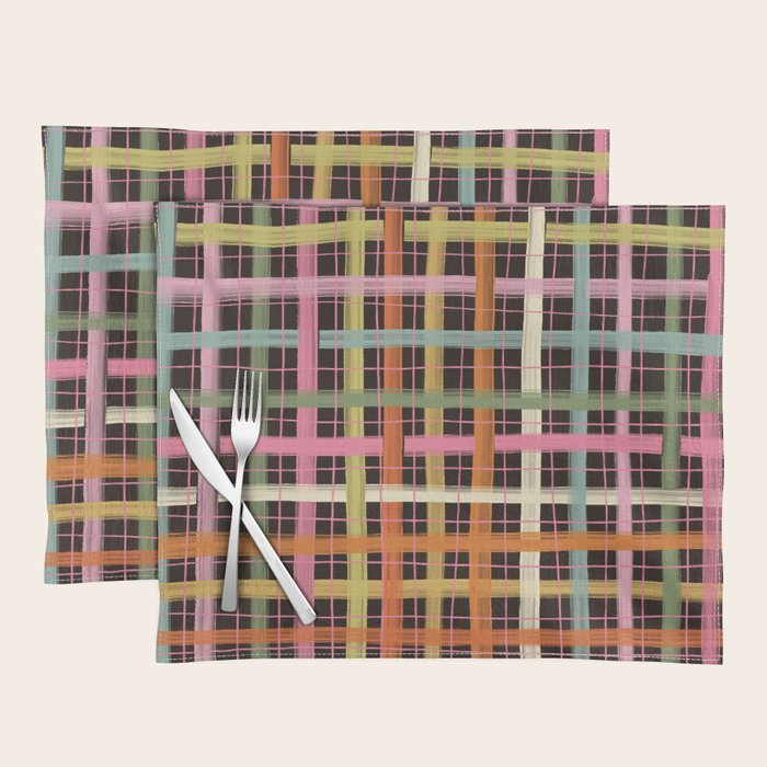 Plaid mood Placemat Gallery Image 1