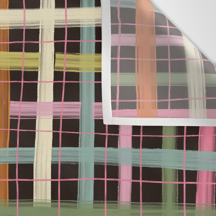 Plaid mood Wall Tapestry Gallery Image 3