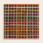 Plaid mood Wood Wall Art Gallery Image 1