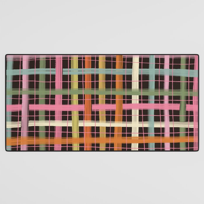 Plaid mood Desk Mat Gallery Image 3