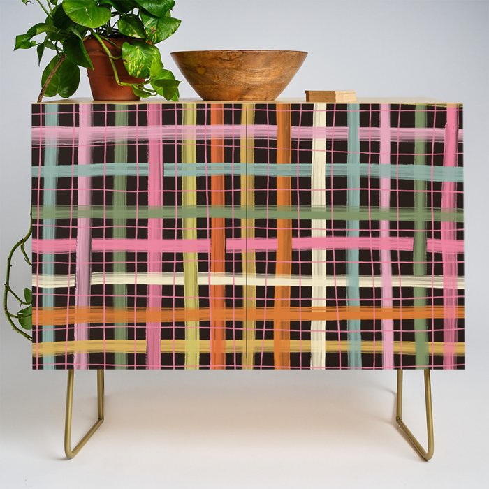 Plaid mood Credenza Gallery Image 1