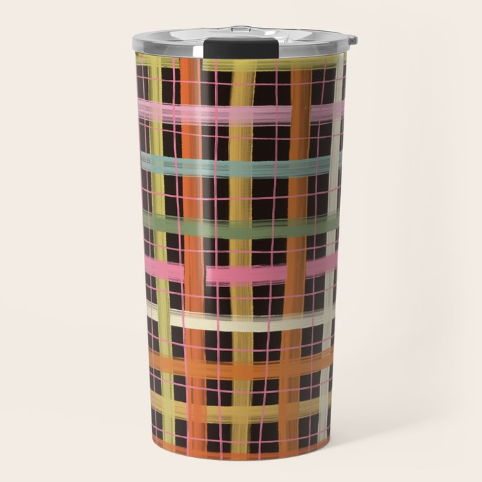 Plaid mood Travel Mug Gallery Image 1