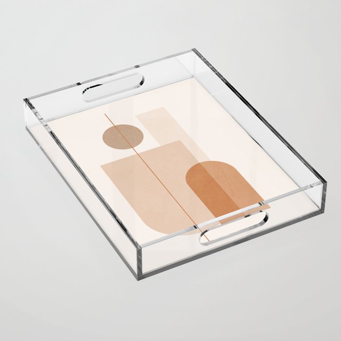 Minimal Geometric Shapes 9 Acrylic Tray Gallery Image 1