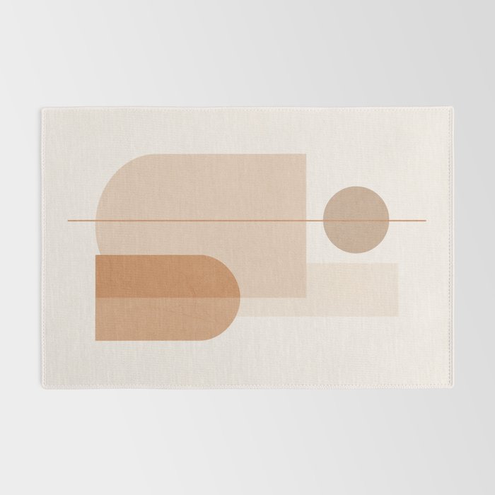 Minimal Geometric Shapes 9 Rug Gallery Image 2