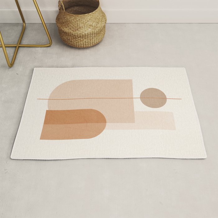 Minimal Geometric Shapes 9 Rug Gallery Image 1