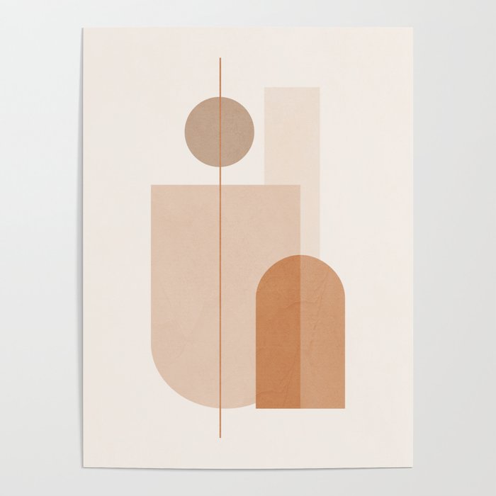 Minimal Geometric Shapes 9 Poster Gallery Image 4