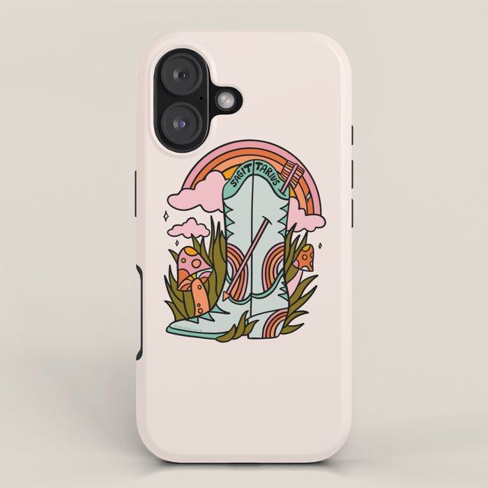 Sagittarius Cowboy Boots iPhone Case Gallery Image 1