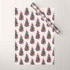 Retro Christmes tree no2 Wrapping Paper Gallery Image 1