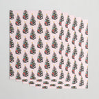 Retro Christmes tree no2 Wrapping Paper Gallery Image 3