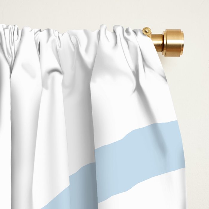 Bold Curvature Stripes XVII Window Curtain Gallery Image 2
