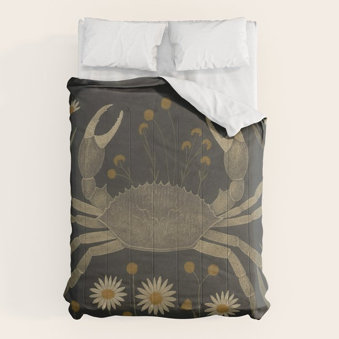 Crab with Daisies Comforter Gallery Image 6