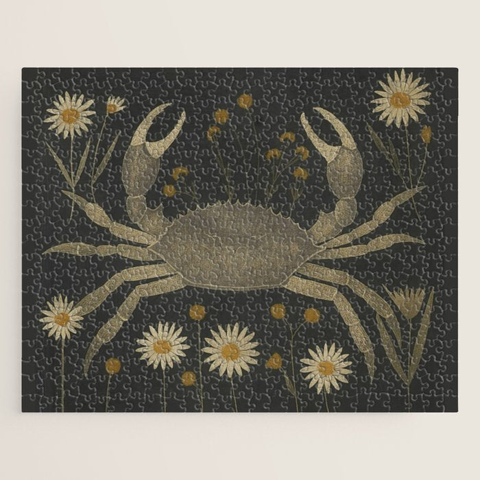 Crab with Daisies Jigsaw Puzzle Gallery Image 1