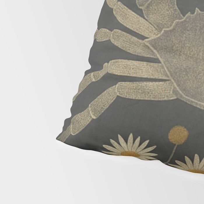 Crab with Daisies Pillow Sham Gallery Image 4