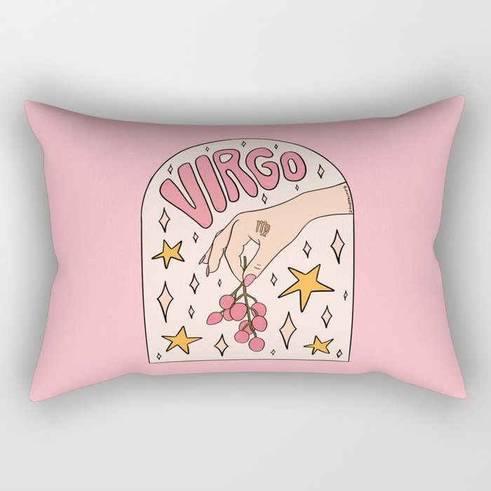 Virgo Lychee Rectangular Pillow Gallery Image 1