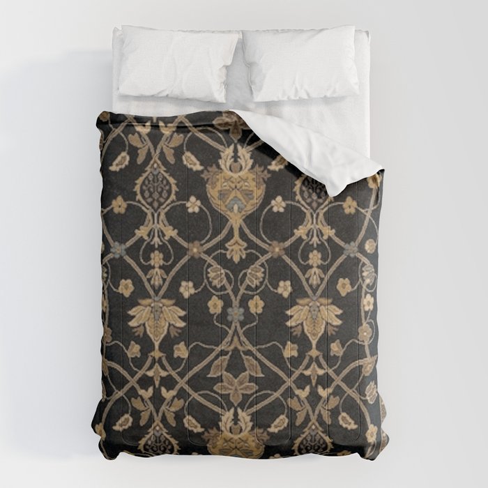 William Morris Antique Oriental Persian Floral Comforter