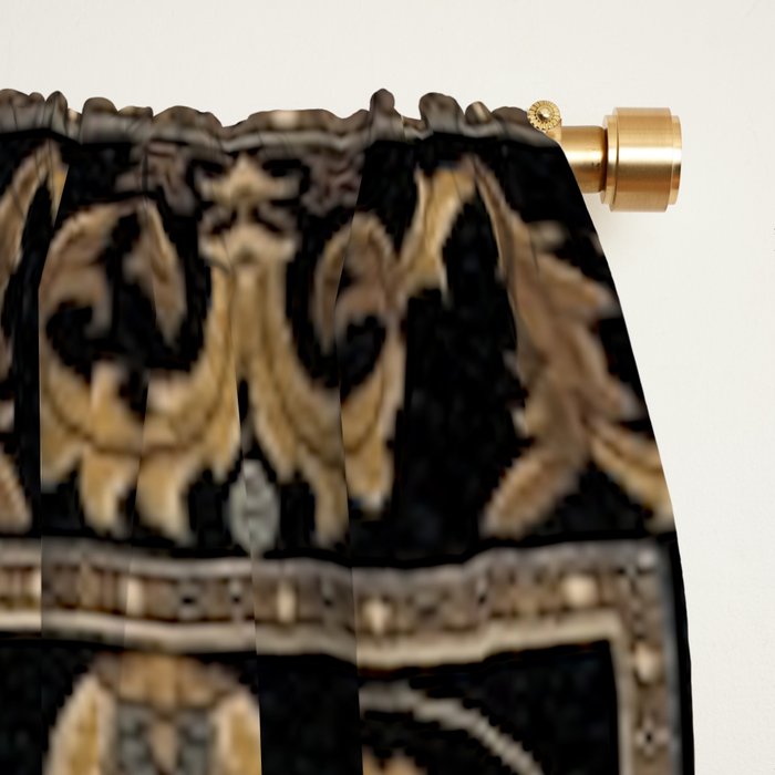 William Morris Antique Oriental Persian Floral Window Curtain Gallery Image 2