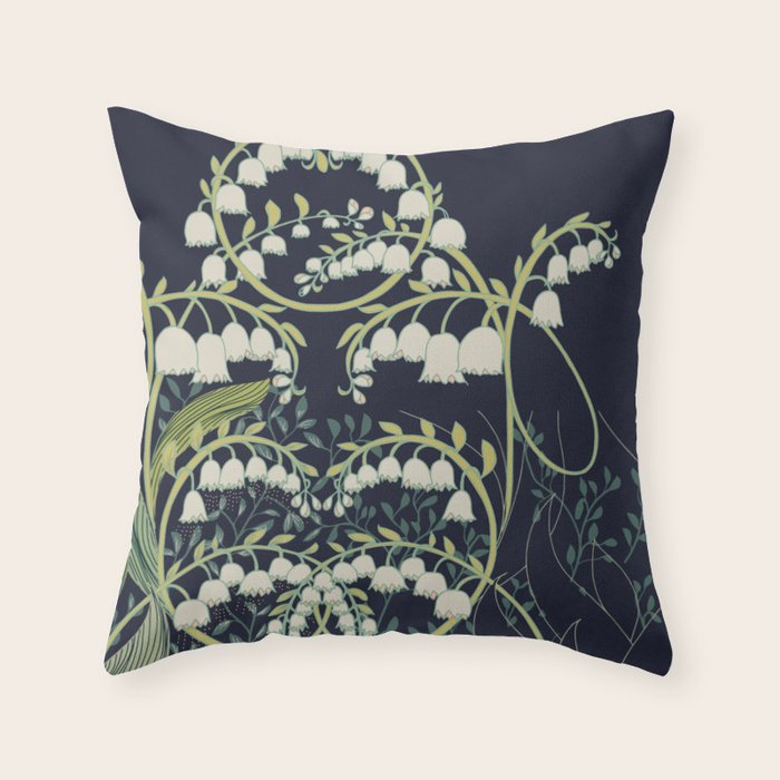 Gallery of Victorian Art London Throw Pillow Gallery Image 6