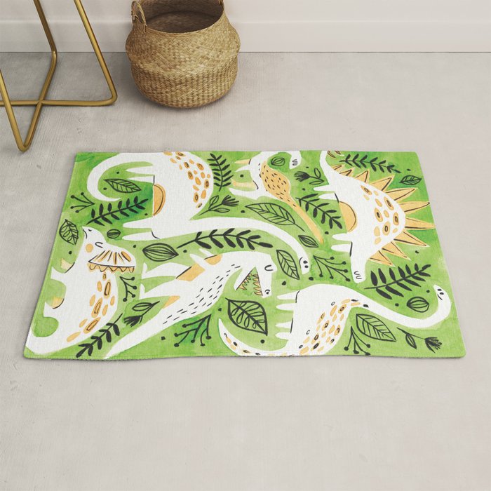Dinosaur Forest Rug Gallery Image 1