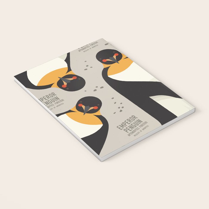 Emperor Penguin, Wildlife of Antarctica Notebook Gallery Image 3