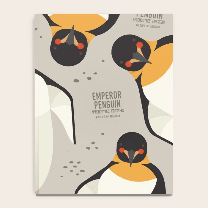 Emperor Penguin, Wildlife of Antarctica Notebook Gallery Image 4