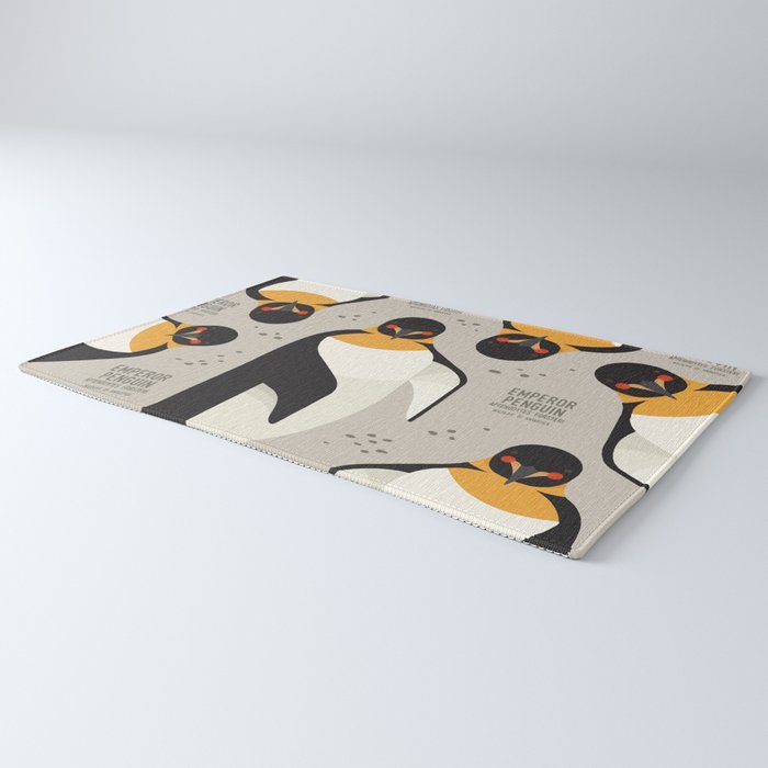 Emperor Penguin, Wildlife of Antarctica Rug Gallery Image 3
