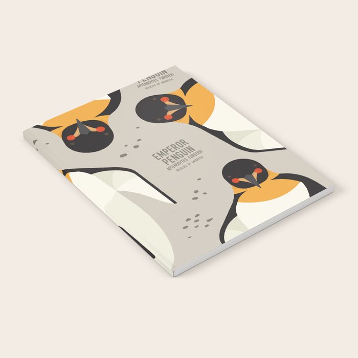 Emperor Penguin, Wildlife of Antarctica Notebook Gallery Image 2