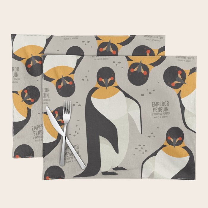 Emperor Penguin, Wildlife of Antarctica Placemat Gallery Image 1