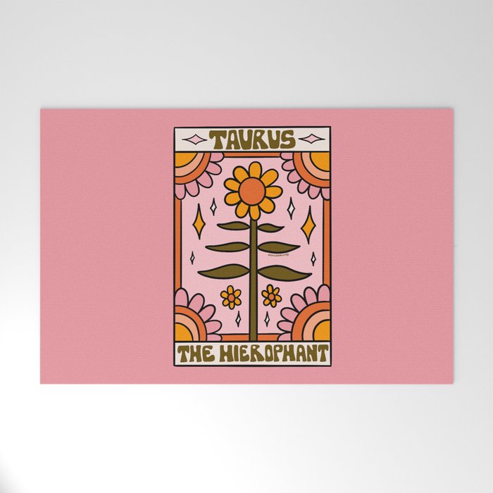 Taurus Tarot Card Welcome Mat Gallery Image 1