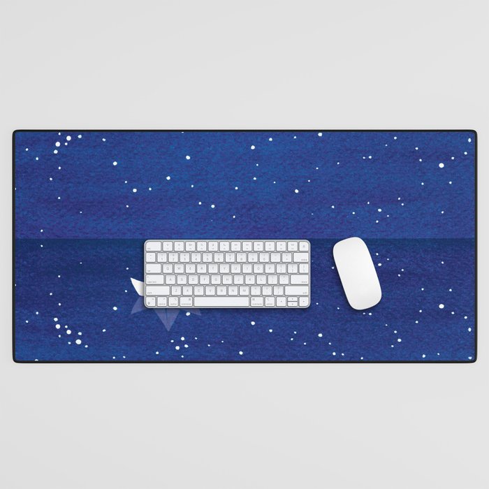 Zen sailing, ocean, stars Desk Mat Gallery Image 1