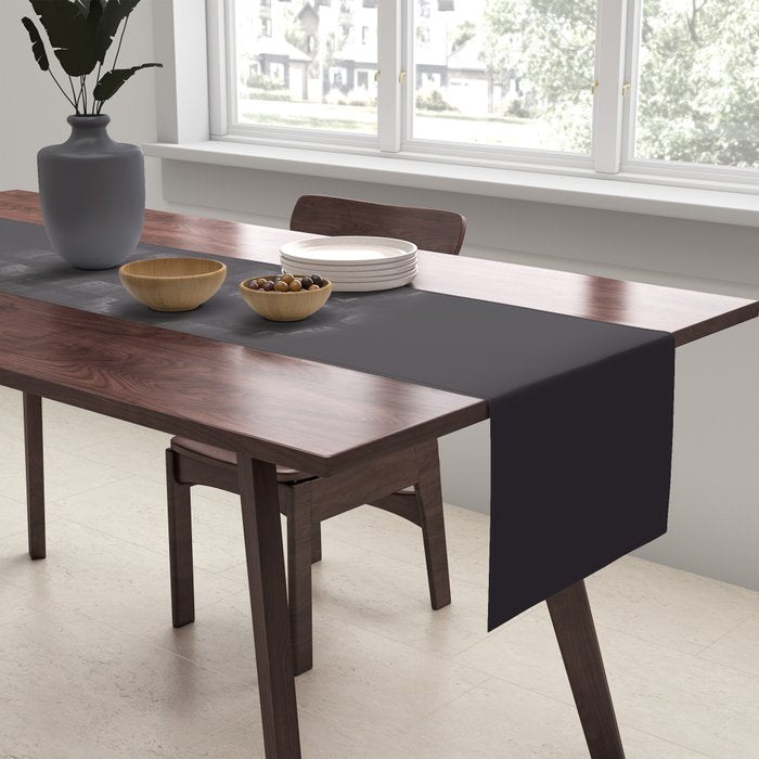 Black Table Runner Gallery Image 2