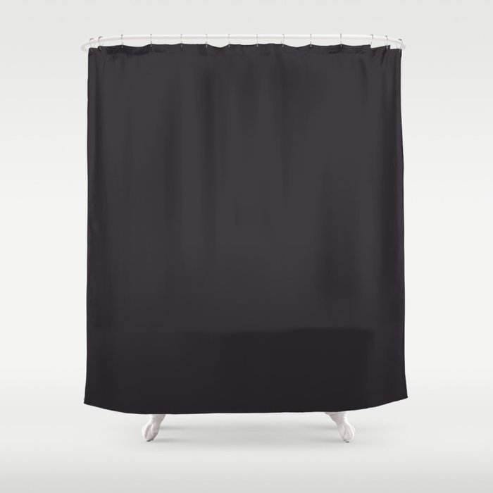 Black Shower Curtain Gallery Image 1