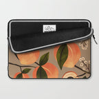 Peaches Botanical Art 2 Laptop Sleeve Gallery Image 2